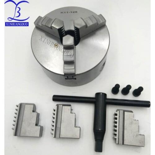 K11-125 3 jaw chuck/125MM manual lathe chuck/3-Jaw Self-centering Chuck Self Centering Lathe Milling Chuck