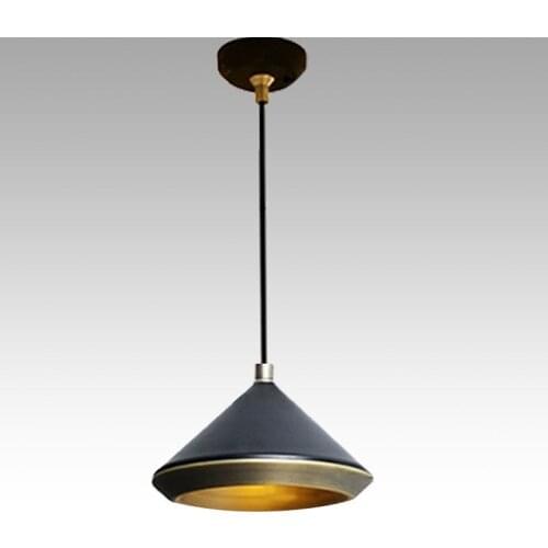 Post modern American simple modern simple style aluminum single head Restaurant Club Bar Display funnel Chandelier