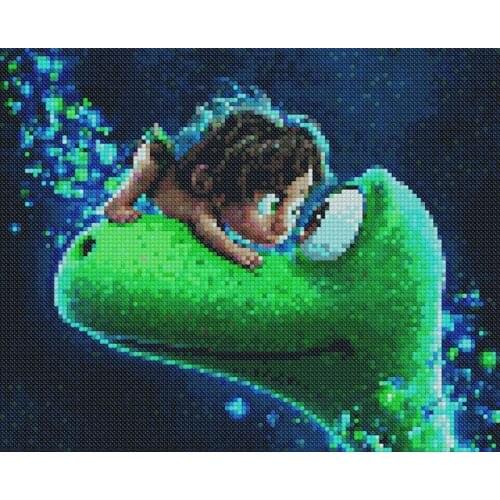 Drop Shipping Embroidery Good Dinosaur Cross Stitch Pattern Maker Words with 100% Cotton Floss & Free Shipping for Home Decor