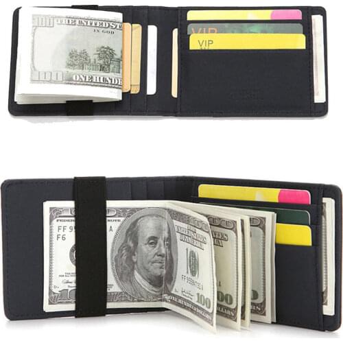 Fashion 1PC RFID Blocking Wallet ID Credit Bank Card Holder Men Women Blocking Wallet PU Leather Bag Coin Purse Money Bags