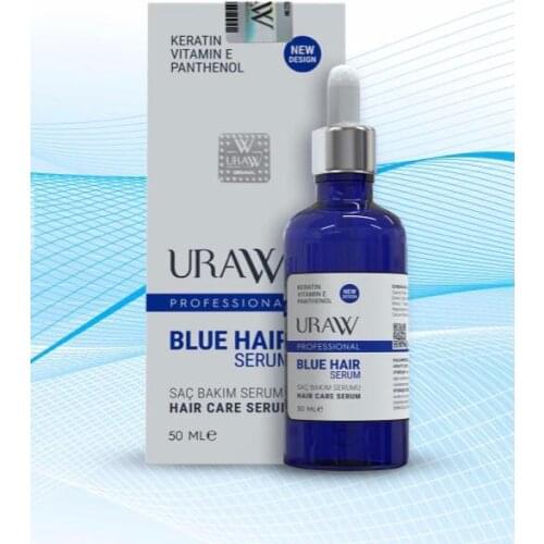 Uraw Comstics Blue Hair Serum 50ml-Organic Herbs Ingredient