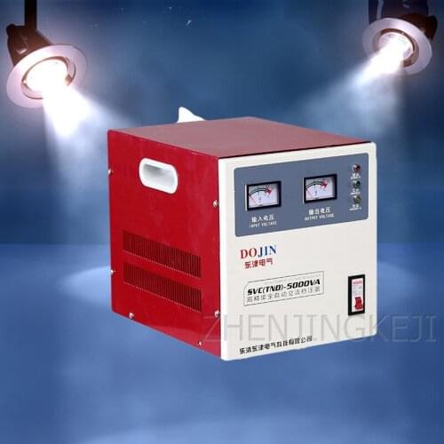 TND-5000VA Simplex Fully Automatic Sliding AC Voltage Regulator 220V Small High Precision High Performance 5KW Steady Power
