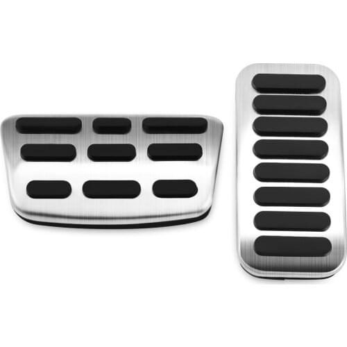 Stainless Steel Gas Fuel Brake Pedal Pads Cover AT For Hyundai Elantra i30 Kona 2017-2019 For Kia Forte 2018-2019 Ceed