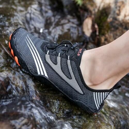 Wading Shoes Mens Quick-Drying Water Sports Shoes Beach Surfing Swimming Shoes Ladies Outdoor Non-Slip Upstream Fishing Shoes