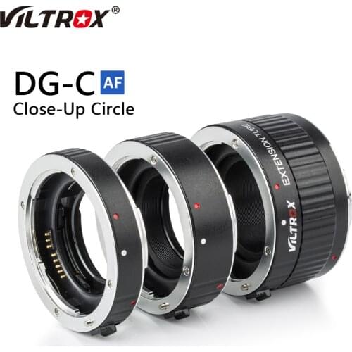 Viltrox DG-C Auto Focus Lens AF Adapter Macro Extension Tube For Canon EOS 2000D 1500D 850D 77D 60D 5D Mark IV III 7D II 80D 1DS