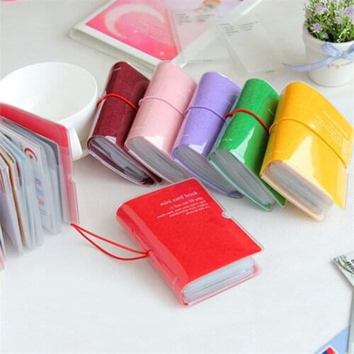 32 Slots PVC Waterproof ID Credit Card Holder Bag Woman Girl Sweet Ladys Holster Card Bag Multifunction Card Pack Credit Card