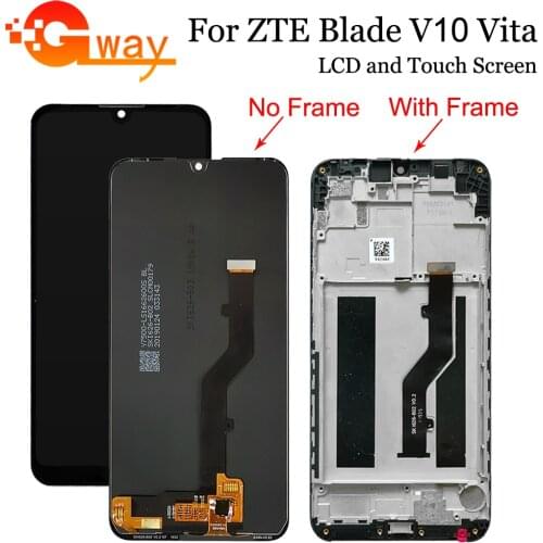 6.26"For ZTE Blade V10 Vita LCD Display Touch screen Digitizier Assembly With Frame For ZTE V10 Vita LCD Phone Accessories+Tools