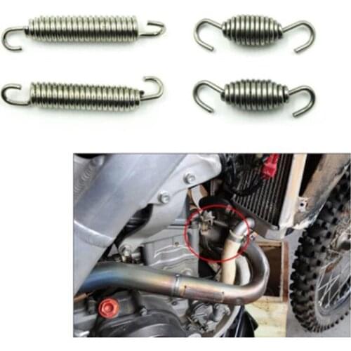 2PCS Universal Motorcycle Exhaust Spring Hooks Stainless Steel Exhaust Link Pipe 100% new and high quality