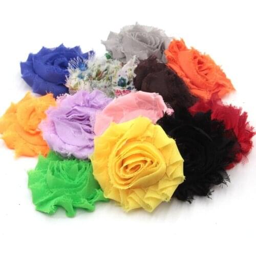 48pcs/lot NEW 15 Colors Lace Shabby Flowers Hair Accessory DIY Hair Ornament Clothing Accessories Free Shipping