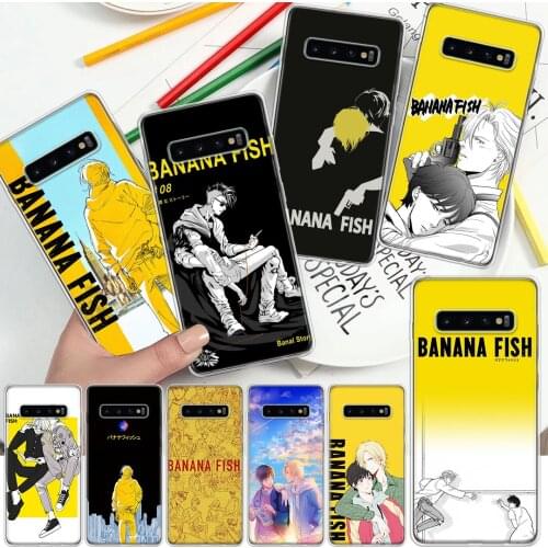 Banana Fish Anime Phone Case For Samsung Galaxy A51 A71 A70 A50 A40 A30 A21 A20E A10S A41 A01 A6 A7 A8 A9 Plus + Soft Cover Coqu