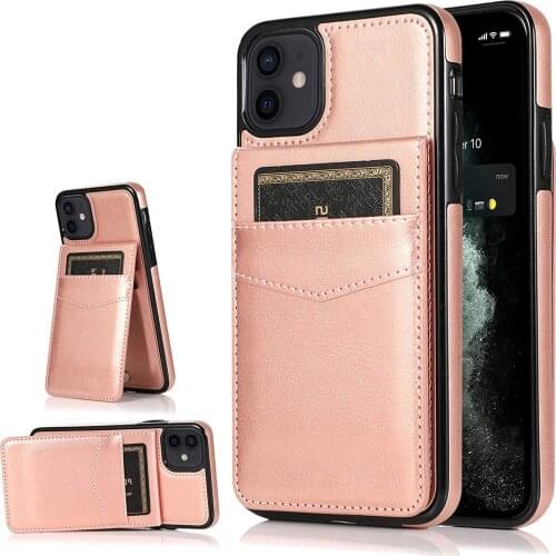 Phone Case for iPhone 11 6.1 Credit Card Holder Wallet Cover Stand Leather Cell iphone11case iPhone11 i Phone11 XI 11R Cases