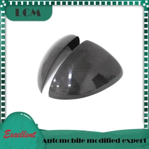 2011 2012 2013 2014 Add on/ 1:1 Replacement Style Carbon Fiber Mirror Cover For Cayenne 958 Gloss Black