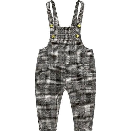 Baby Autumn Overalls 2019 New Korean Girls Casual Pants Male Baby Child 0-4 Years Old Strap Trousers Toddler Striped Overalls