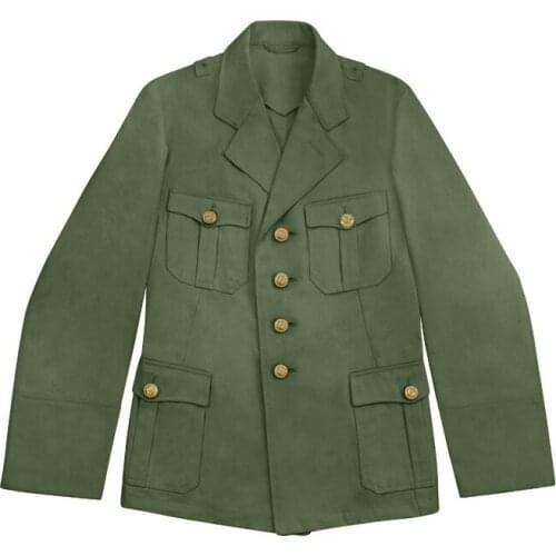 GUTI-001 WWII German Tropical Kriegsmarine Officer olive tunic