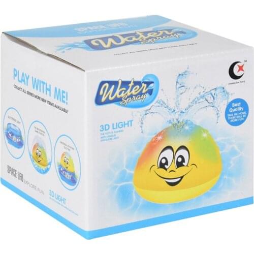 Bath Toys Spray Water Light Music Rotate Ball Kid Toys for Baby Toddler Bathroom Summer Play Water