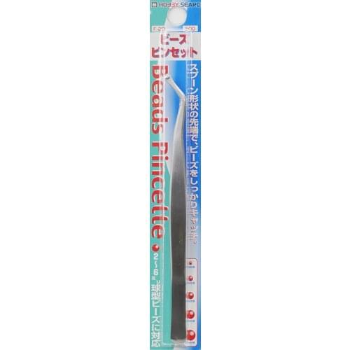 Mineshima F-20 Beads Pincette Curved Tweezer Modeling DIY Tools
