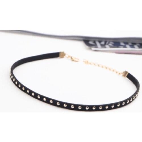 Fashion simple retro ethnic style Korean version of the necklace handmade lace embroidery satin with necklace Free shipping