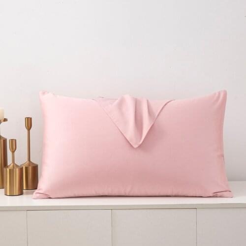 Pillowcase High Quality Long-Staple Cotton Pillow Case Solid Color Pillow Case Covers 40x60 50x70 Pillow Covers
