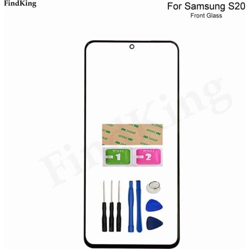 Replacement External Front Glass For Samsung Galaxy S20 Ultra S20 Plus S20 LCD Display Touch Front Outer Glass Lens With Tools