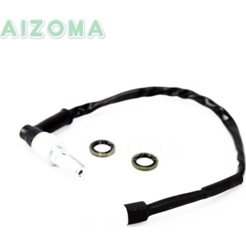 Universal Motorcycle Banjo Bolt Hydraulic Brake Pressure Light Switch Cable w/ Gasket M10 x 1.25mm & 1.0mm For Scooter Dirt Bike