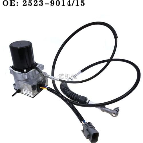 High quality brand new excavator accessories suitable for Doosan Daewoo DH220-5/DH280 round throttle motor OE: 2523-9014/19