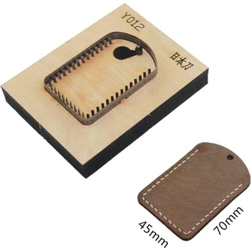 Japan Steel Blade Rule Die Cut Steel Punch 45x70mm Cutting Mold Wood Dies for Leather Cutter for Leather Crafts