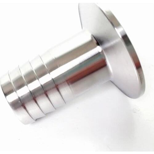 32mm 1-1/4" Hose Barb x 2" Tri Clamp SUS 304 Stainless Steel Sanitary Tri-Clamp Hosetail Coupler Fitting Home Brew