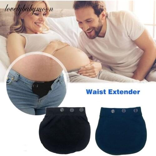 1 Pcs Women Adjustable Elastic Maternity Pregnancy Waistband Belt Waist Extender Clothing Pants For Pregnant Sewing Accessories