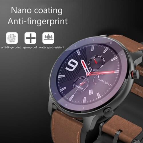 1Pc 9H Premium Tempered Glass For AMAZFIT GTR 42mm 47mm Smartwatch Screen Protector Film Accessories for AMAZFIT GTR Watch