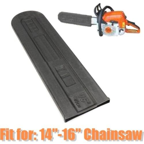 14''-16'' Black Chainsaw Bar Cover Universal Accessories Guide Plate Set