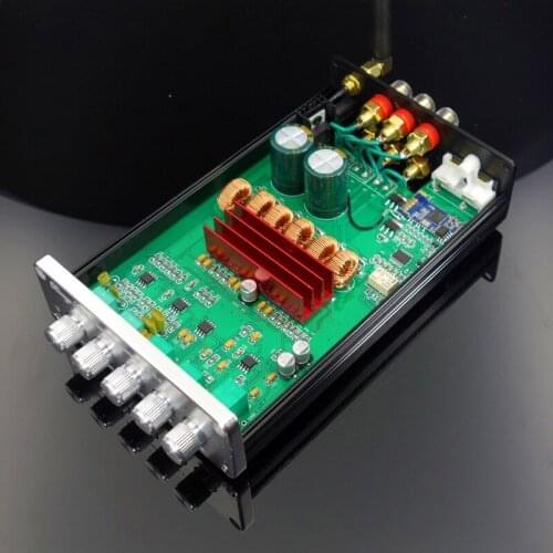 2*50W+100W TPA3116D2 Super Strong LM1875 Amplifier DC24V Bluetooth 5.0 DP1 2.1 High Power HIFI Digital Amplifier