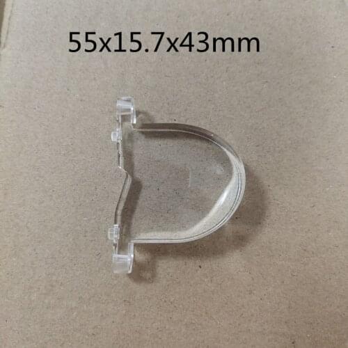 2 pcs U shape LED car spotlight lens horizontal lens cover 55x15.7x43mm