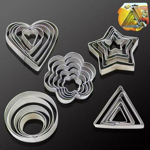 Round Stainless Steel Cookie Cutters Fondant Baking Cookie Biscuit Cutters Sandwich Cutters Cookie Cutter