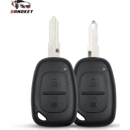 Dandkey 2 Buttons Remote Key Shell Case Fob For Opel NISSAN Vivaro Movano Renault Traffic Master Vivaro Kangoo Key Replacement