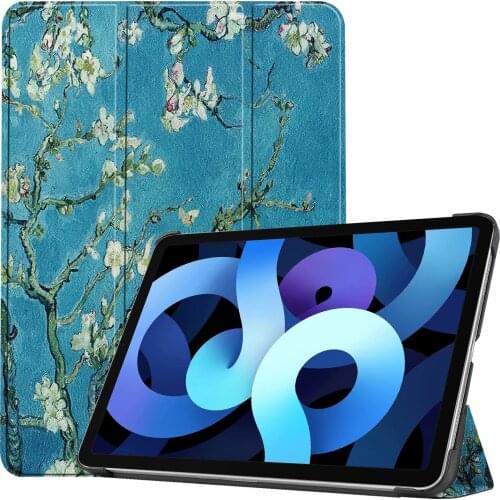 Case For iPad Air 4 10.9 inch 2020 PU Leather Stand Cover Funda For iPad Air 4 Air 4 10 9 Tablet Cover Cases Awake Sleep Case