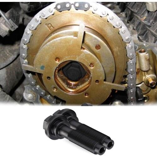 Chuang Qian 3R2Z-6A257-DA Camshaft Timing Cam Phaser Crank Pulley Mounting Bolt For Ford Lincoln Mercury Vehicles -2Pcs