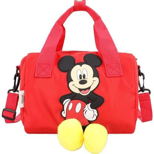 Disney Mickey Minnie Backpack Kids Funny Bag Boys Girls Handbag Cartoon Children Messenger Bag New Fashion Bag Shipping Free