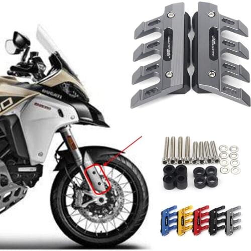 For Ducati MULTISTRADA 950 1200 1260 S Enduro dvt Motorcycle Front Fork Protector Fender Slider Guard Accessories1260s Mudguard