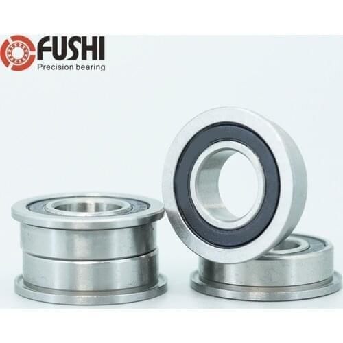 F6003RS Flange Bearing 17*35*10 mm ABEC-3 4Pcs F6003 RS Flanged Ball Bearings 6003 RS 2RS