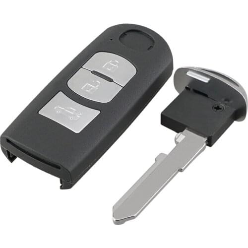 Car Smart Remote Key 3 Button 433MHz 49Chip Fit for MAZDA CX-3 Axela CX-5 SKE13E-02