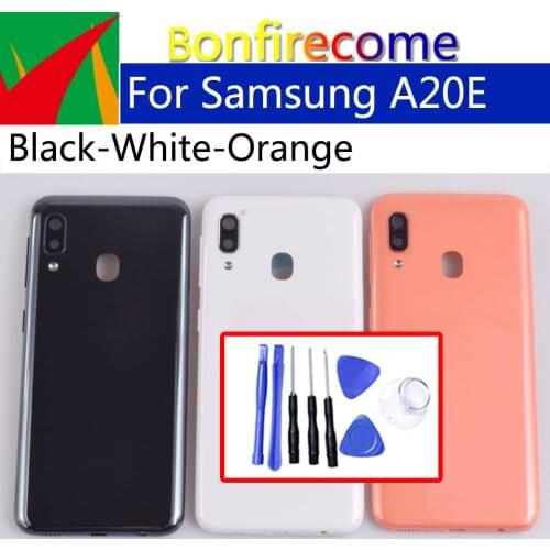Battery Back Cover Case Rear Door Chassis For Samsung A20E A202 A202F Housing Replacement