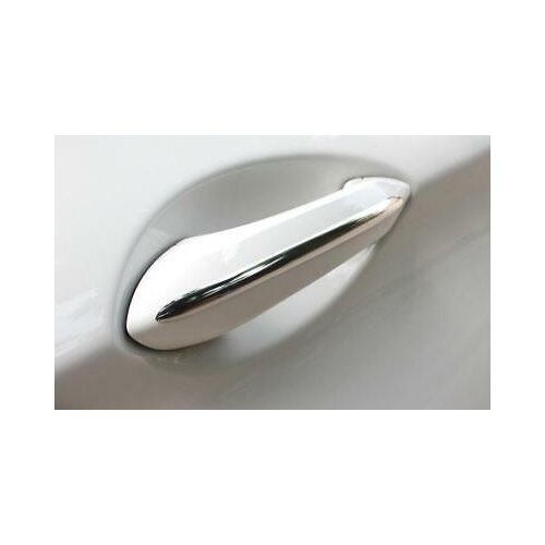 Steel Side Door Handle Cover Trim 4pcs For BMW 7 Series F01 F02 2010-2015
