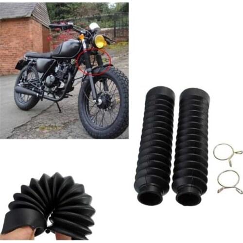 2021 New Motorcycle Front Fork Shock Absorber Dust Cover Universal Dust Proof Sleeve Protector Damping Rubber Car Styling