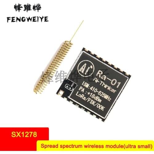 Panel SX1278 LORA Spread Spectrum Wireless Module / 433MHZ Wireless Serial Port / UART Interface / Anxin RA-01