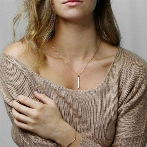 Romantic Love Heart Silver Color Rose Gold Color Initial Letter Alphabet Chain Friendship Necklace