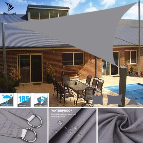 Waterproof Sun Shelter Triangle Sunshade Sail Protection Outdoor Cover For Outdoor Garden Patio Sun Shade Sail Camping Awning