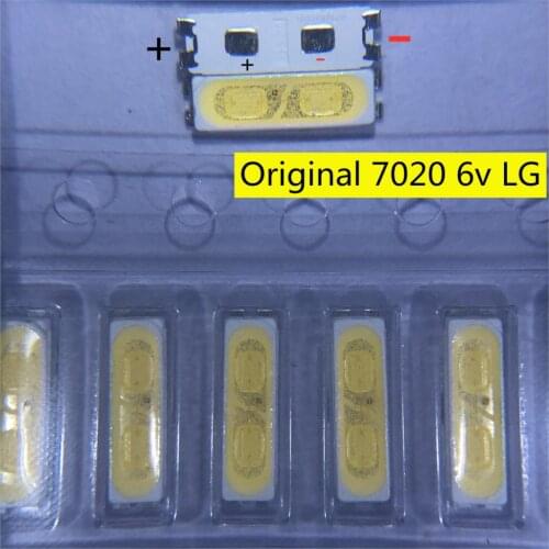 SPECIAL-2 For 500PCS LG LED LCD Backlight TV Application LED 1W 6V 7020 Cool white LED LCD TV Backlight TV Application BD72S