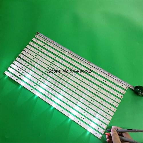 LED backlight strip(12) for MTV-5031LTA2 LT-50EM76 LT-50C550 P50FN117J LED50D06-ZC14AG-01 LED50D6-ZC14-01 V500HJ1-PE8 PLDED5068A