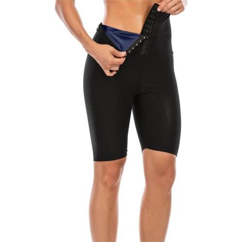 Women Sweat Pants Body Shaper Weight Loss Slimming Pants Waist Trainer Tummy Hot Thermo Sweat Leggings Fitness Workout #T1G