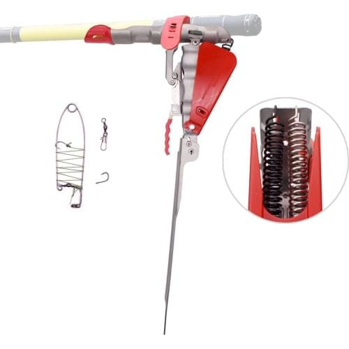 Automatic Fishing Rod Holder, Double Spring with Cover